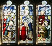 stmichael all angels church hawkshead stained glass window